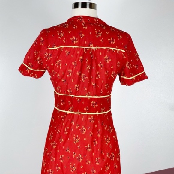 Kimchi & Blue Red Patterned Dress - Picture 2 of 7